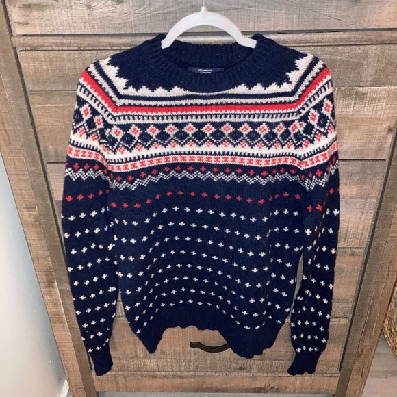 J. Crew Sweaters - J Crew Fair Isle Multicolor Lambswool Sweater 🐑